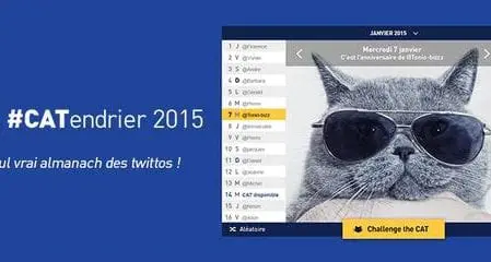 #CATendrier 2015 par La Poste : Le calendrier 2.0
