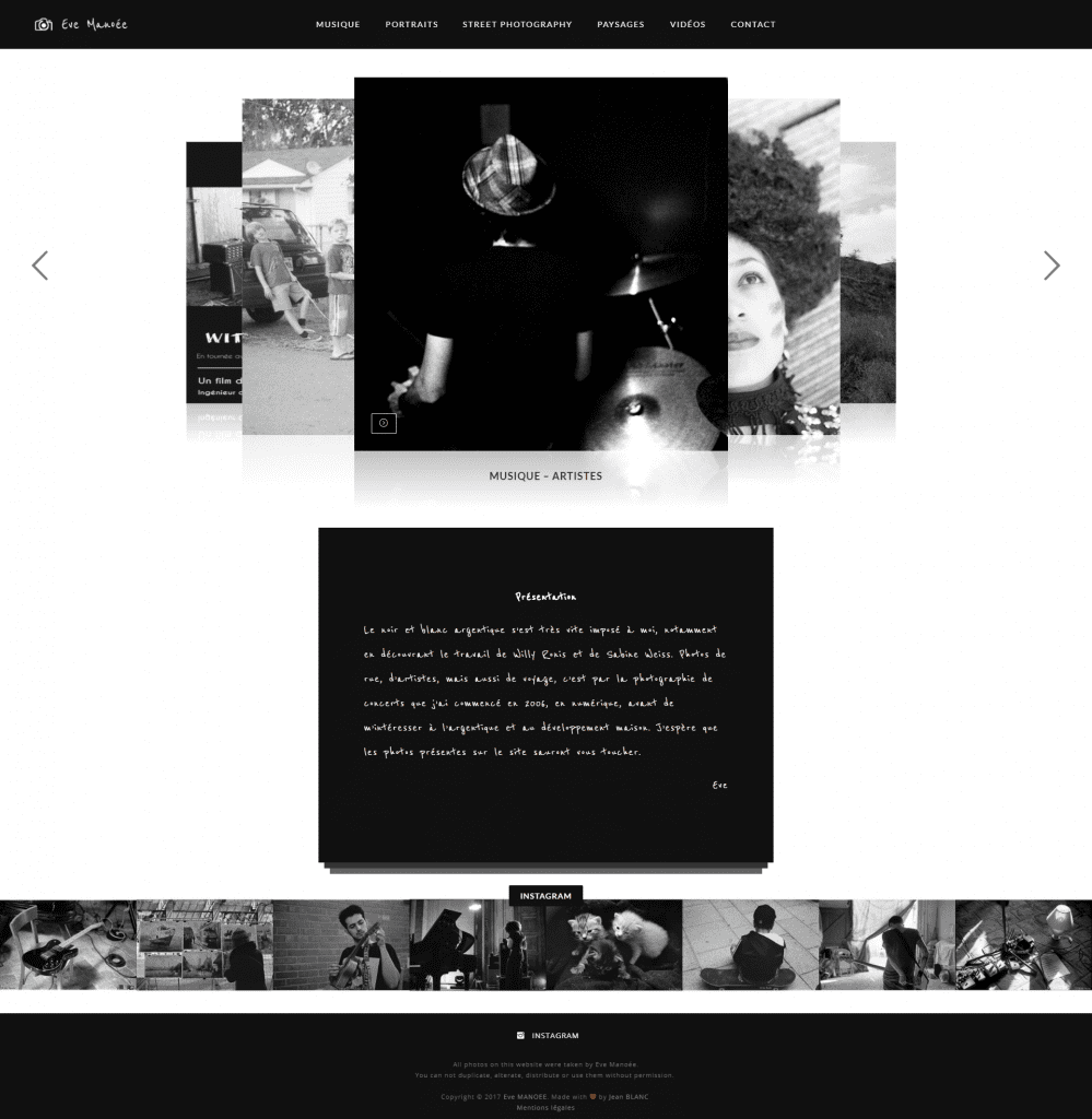 evemanoee.fr - Page d'accueil