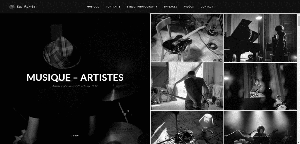 evemanoee.fr - Galerie Musique & artistes
