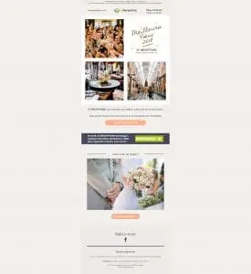 iciRéceptions - Campagne emailing vœux 2018